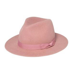 San Diego Hat Co. Women's Pink Fedora with Bow
